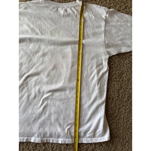 Vintage 90’s Neon Sunset Paradise Puerto Rico Single Stitch White XL T-shirt - Picture 6 of 6